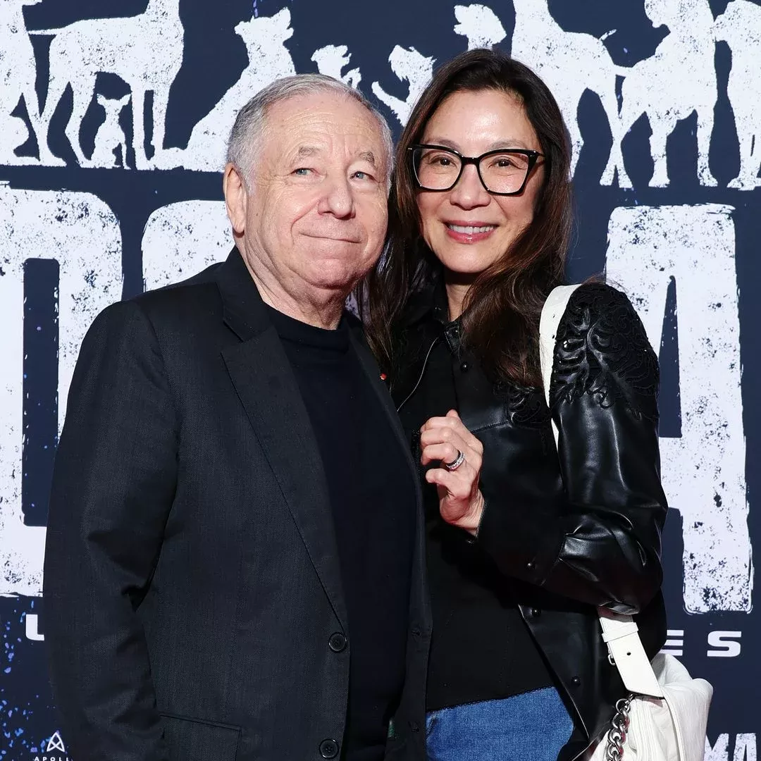Michelle Yeoh and Jean Todt