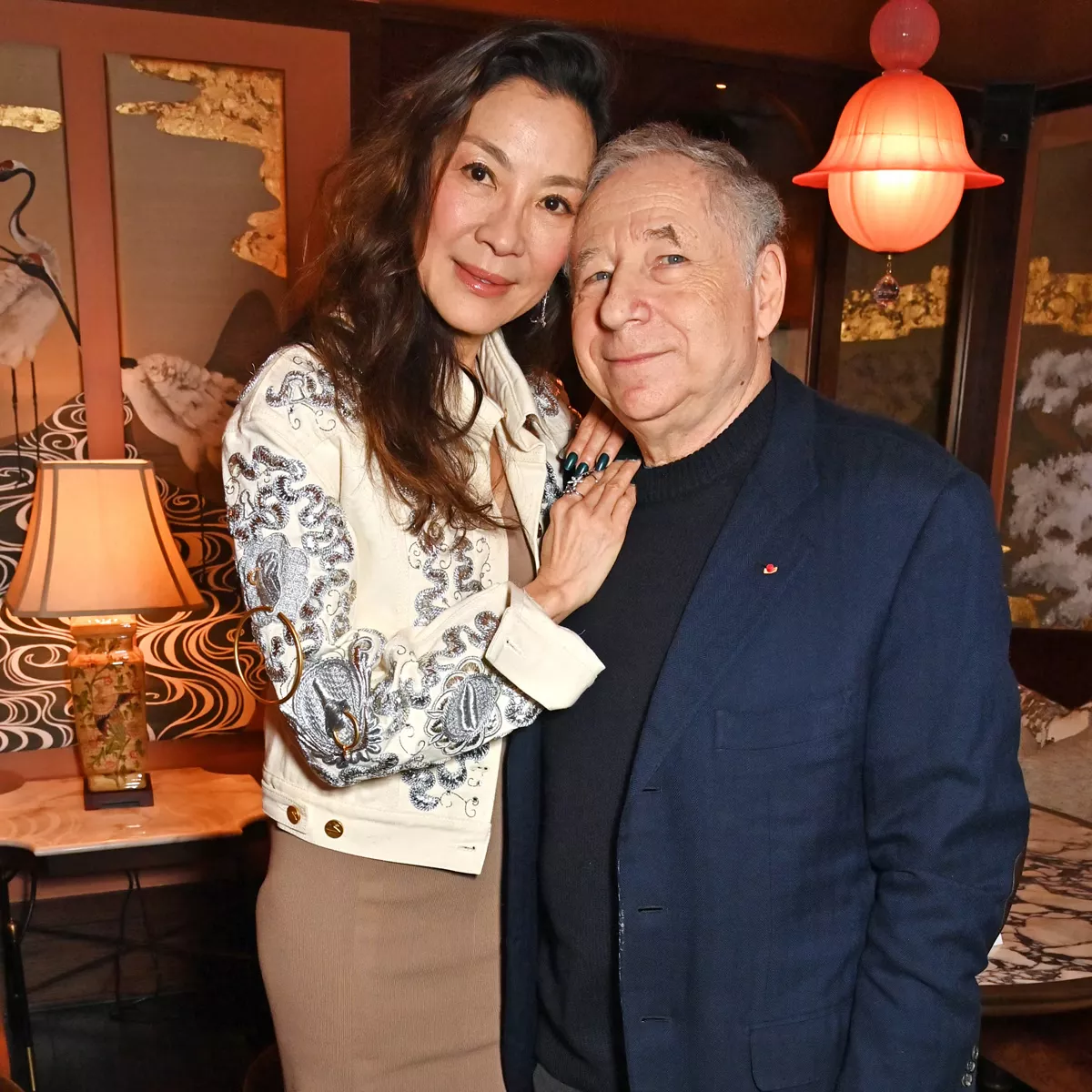 Michelle Yeoh and Jean Todt