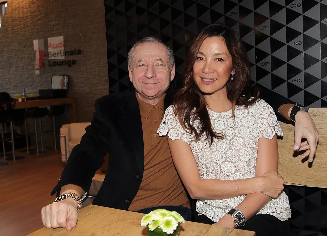 Michelle Yeoh and Jean Todt