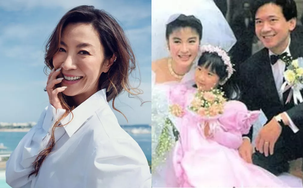 Michelle Yeoh with ex-husband, Dickson Poon