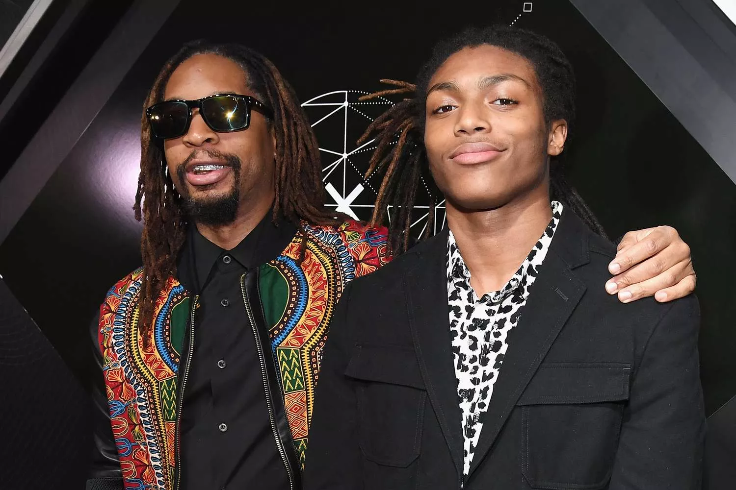 Lil Jon with his son
