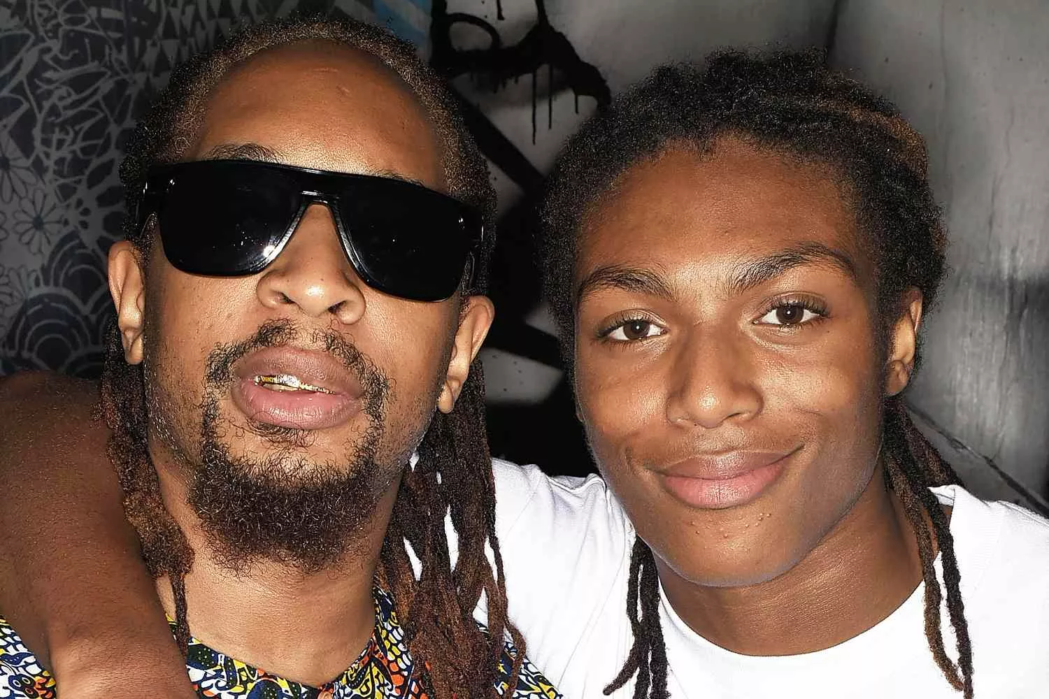 Lil Jon with his son