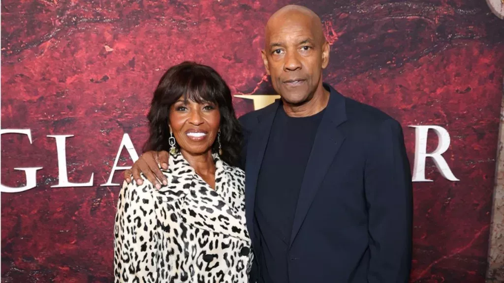 Denzel Washington and his wife, Pauletta Washington