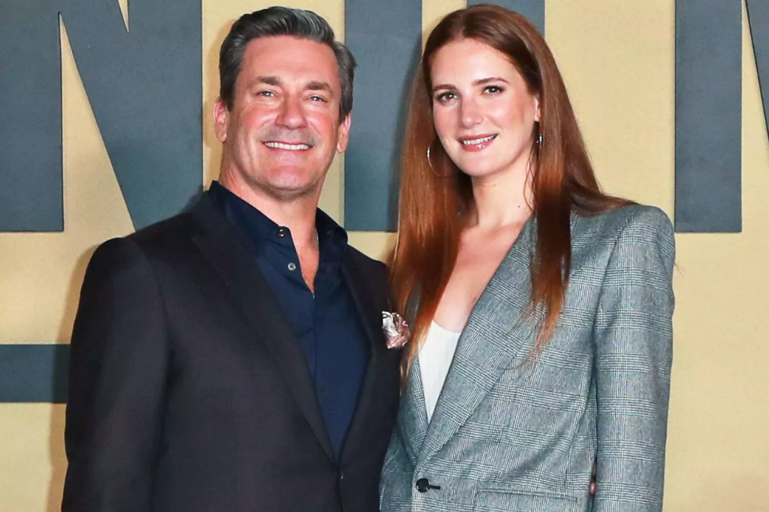 Jon Hamm and Anna Osceola