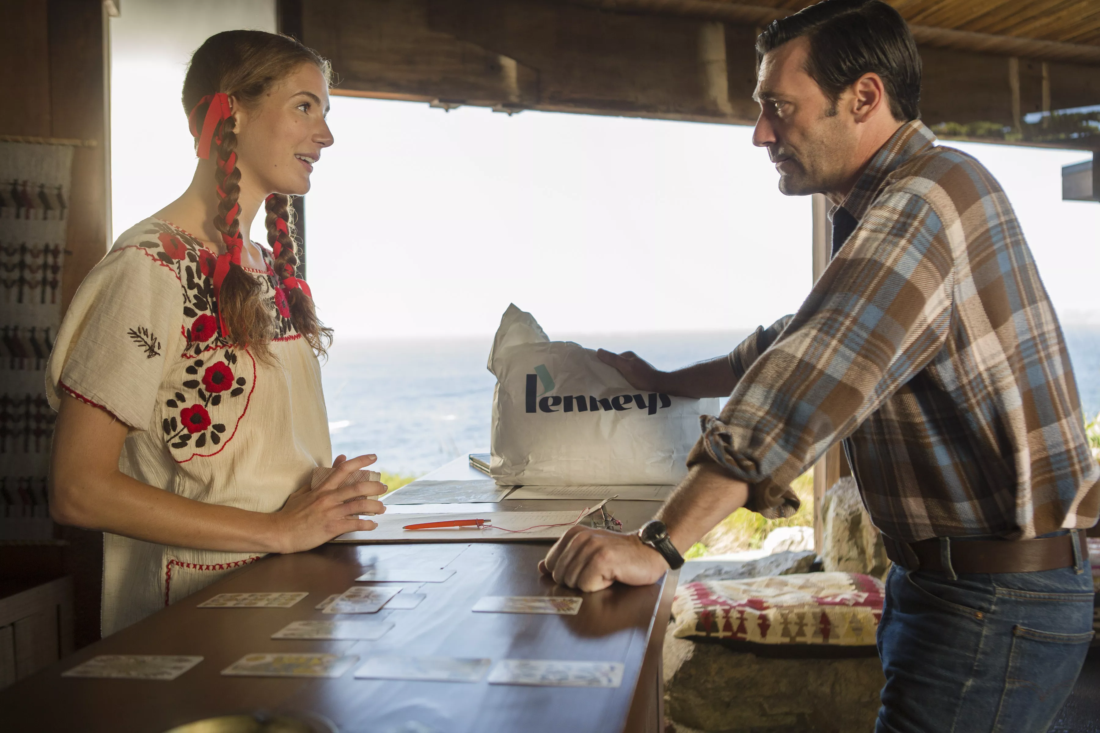 Jon Hamm and anna Osceola