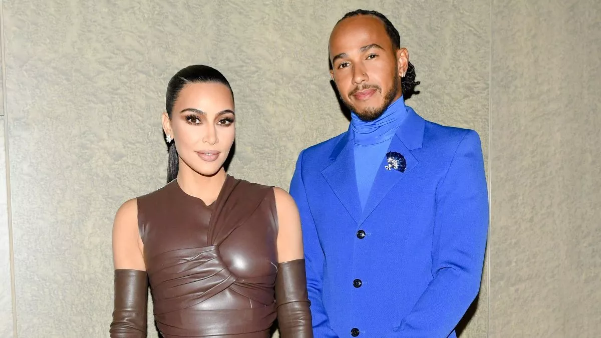 Lewis Hamilton and Kim Kardashian