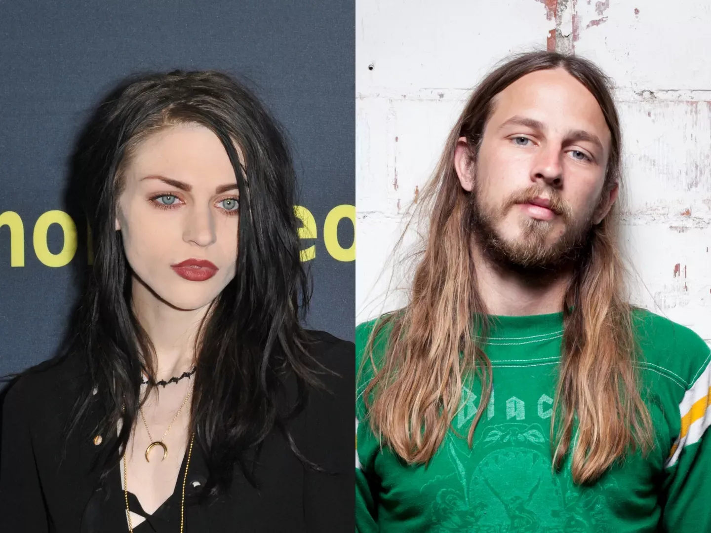 Frances Bean Cobain and Kurt Cobain