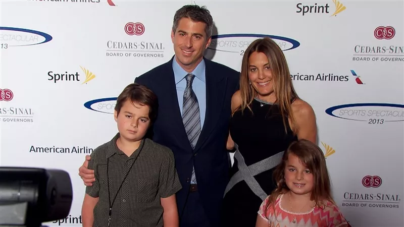 Casey Wasserman with wife and kids