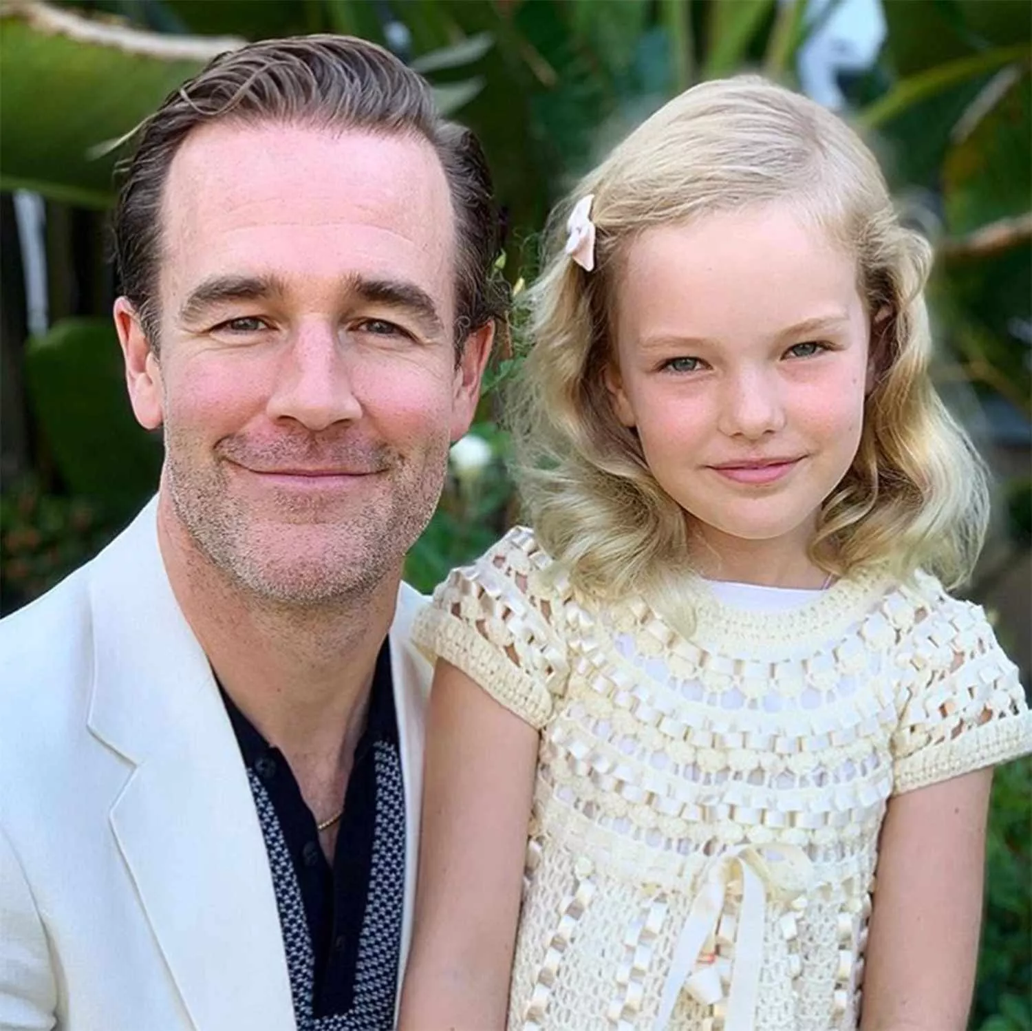 James Van Der Beek with daughter