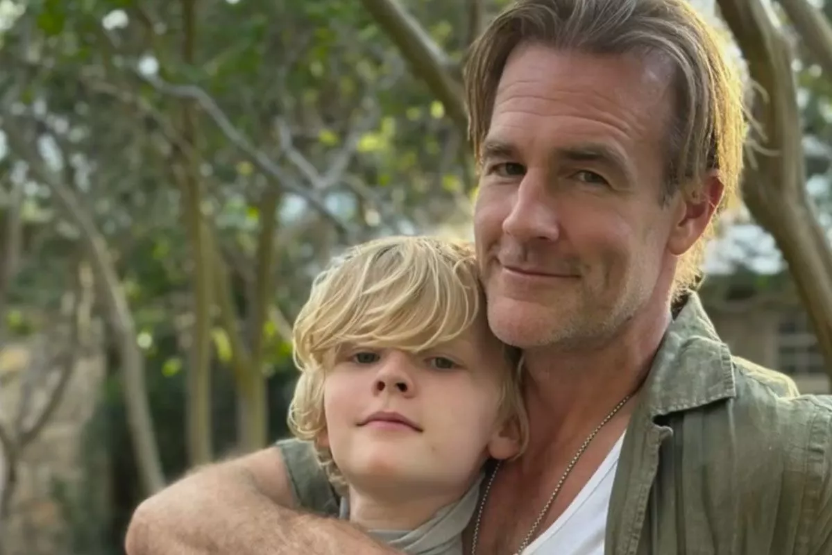 James Van Der Beek with second child, Joshua
