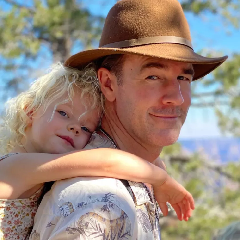 James Van Der Beek with fourth child, Emilia