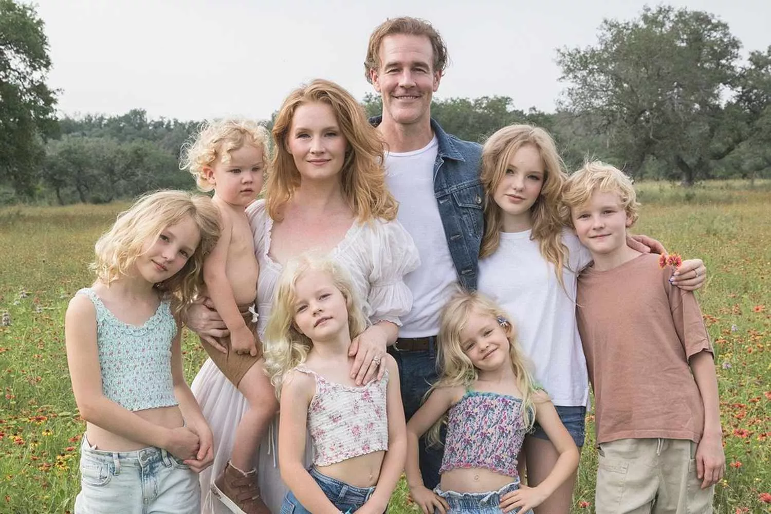 James Van Der Beek family