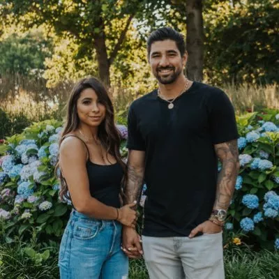 Nick Castellano and wife, Jessica