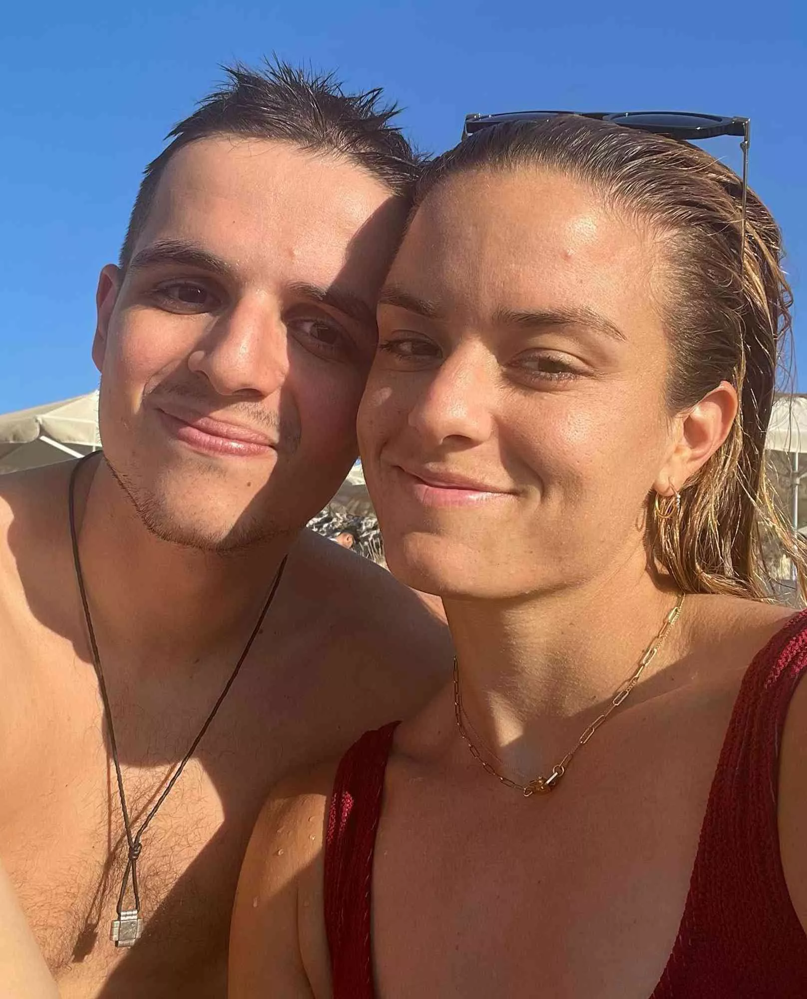 Maria Sakkari with boyfriend