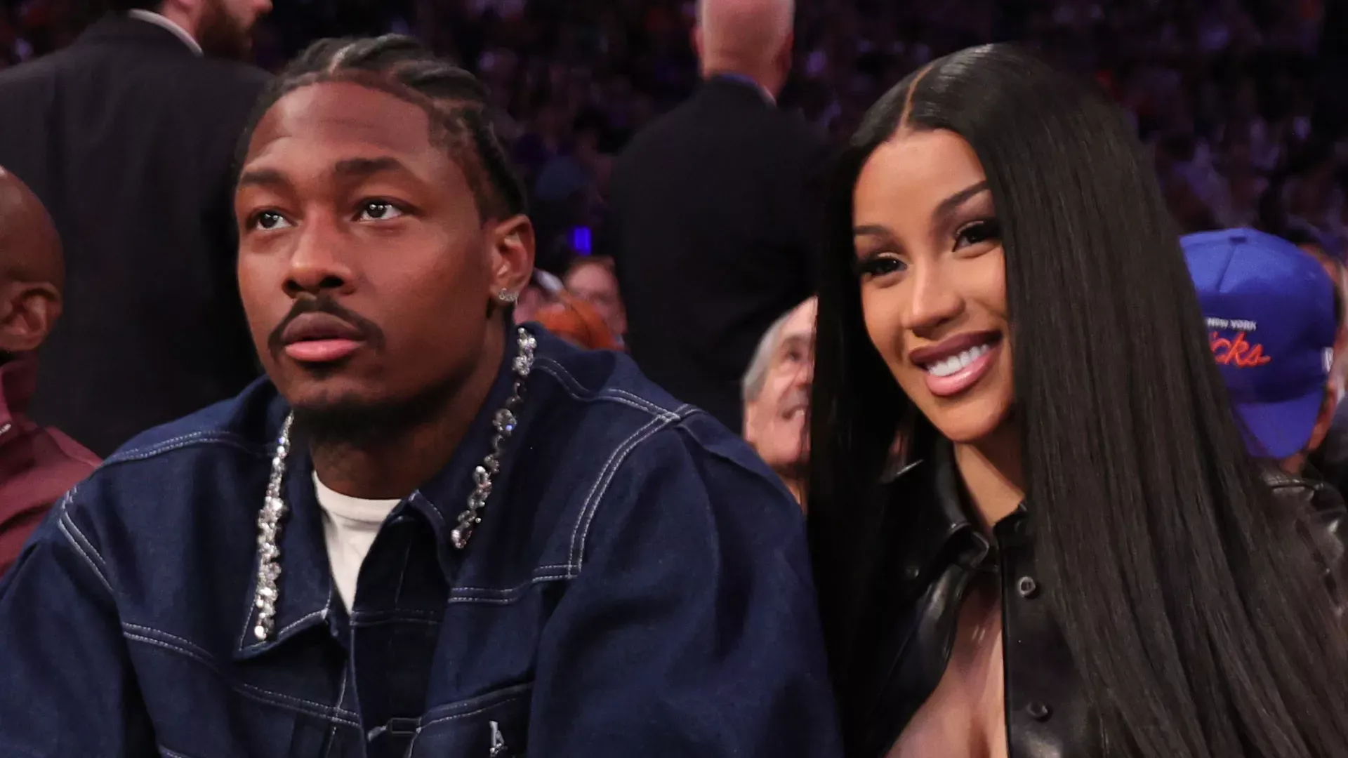 Stefon Diggs and Cardi B