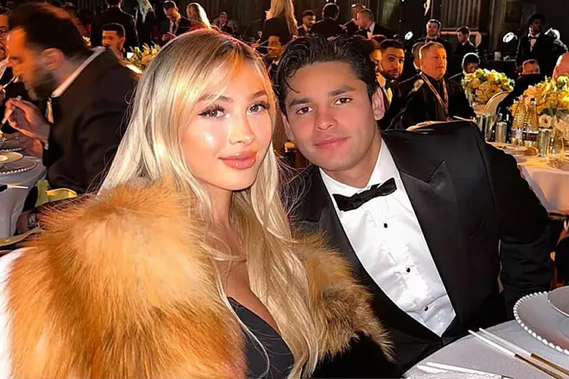 Ryan Garcia and Andrea Celina