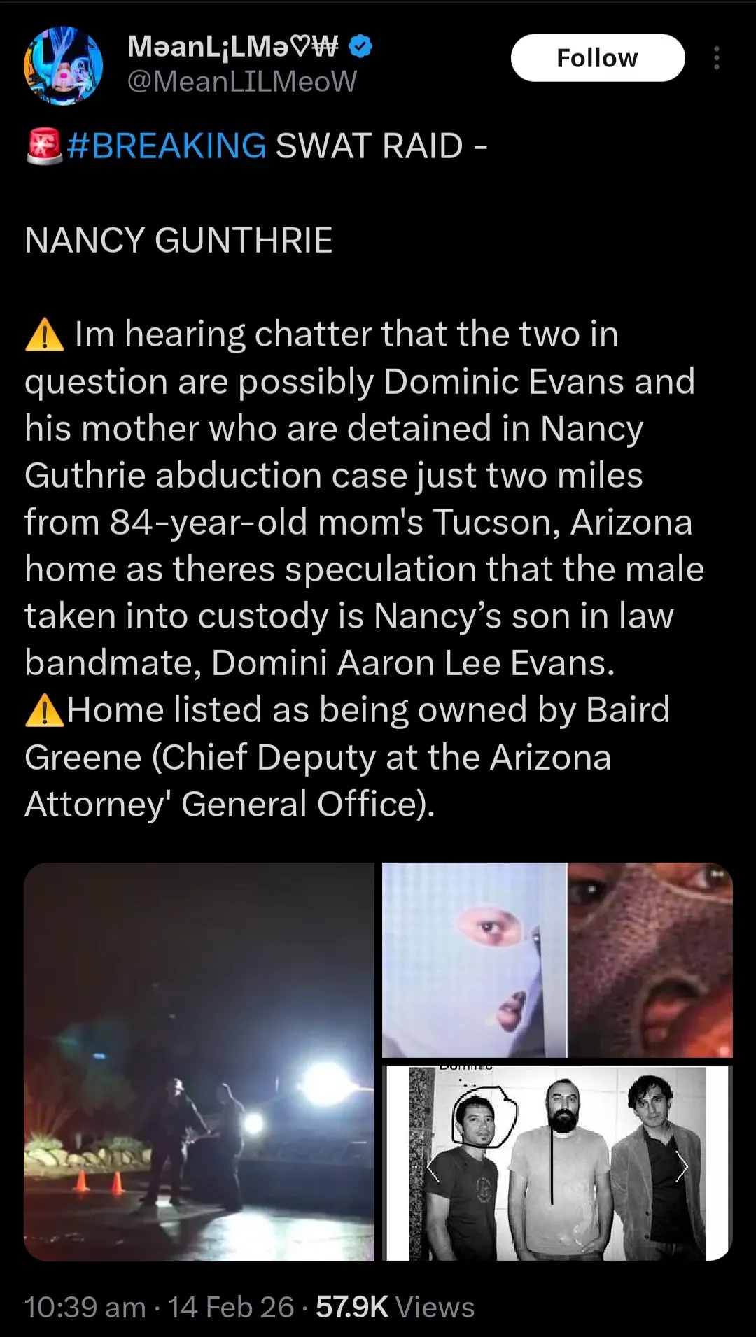 Were Donomic Evans And His Mom Arrested In Nancy Guthrie's Missing Case? All About The Viral Claim 2