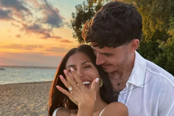 Emily Miller and Cam Holmes