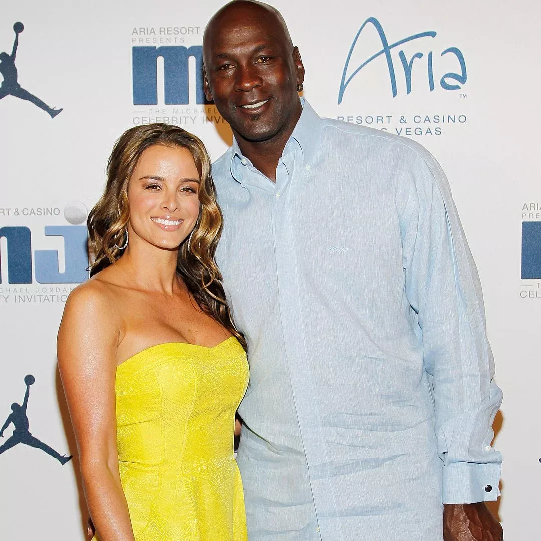 Michael Jordan with wife