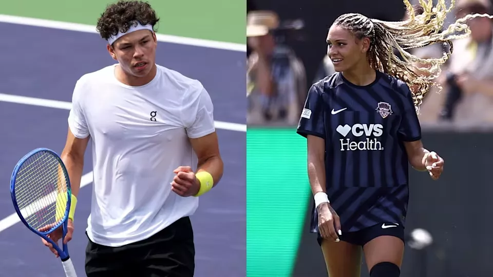 Ben Shelton and Trinity Rodman