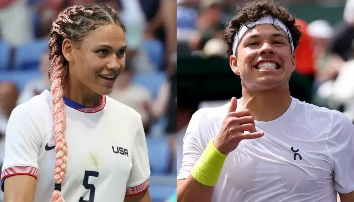 Ben Shelton and Trinity Rodman