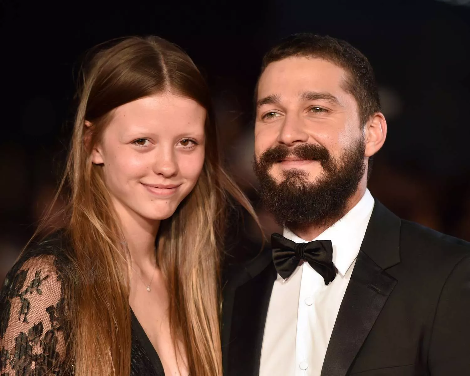 Shia LaBeouf and Mia Goth