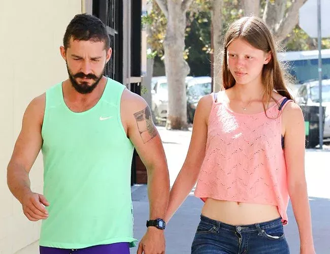 Mia Goth and Shia LaBeouf