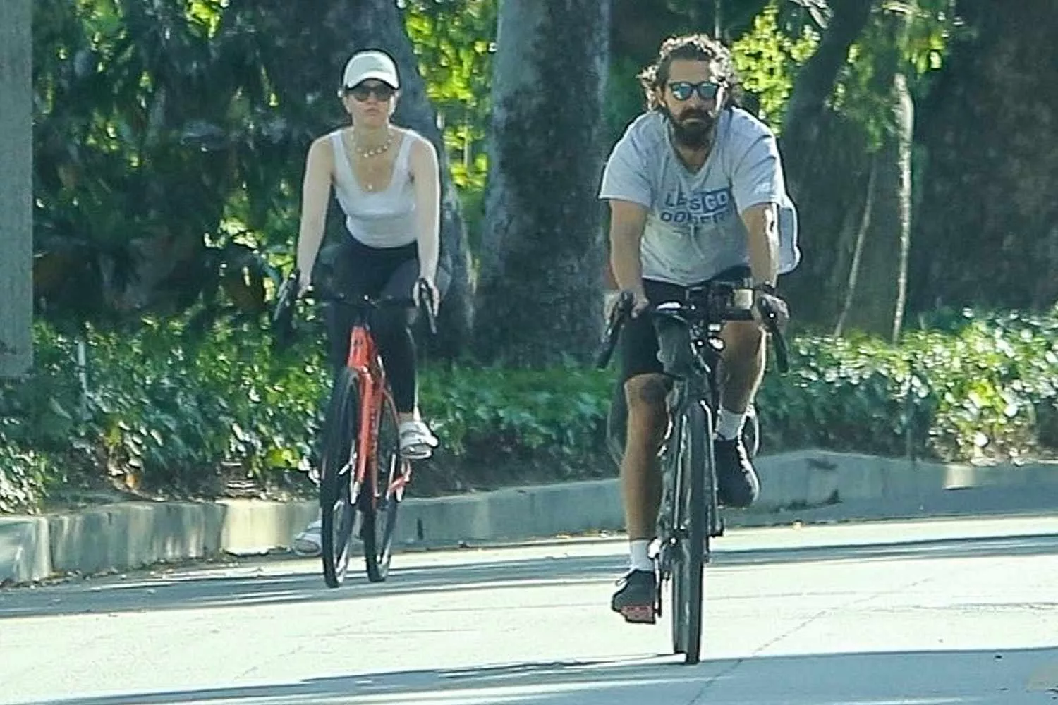 Shia LaBeouf and Mia Goth