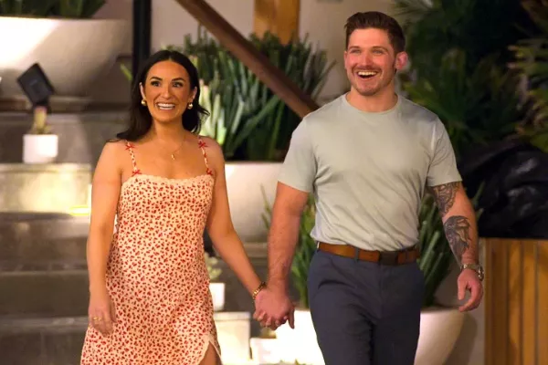 Chris Fusco and Jessica Barrett