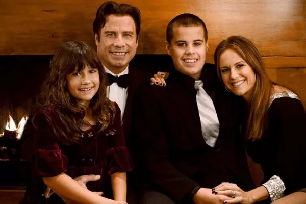 John Travolta and Kelly Preston