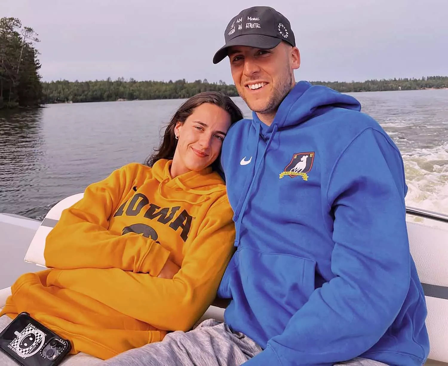 Connor McCaffrey and Caitlin Clark