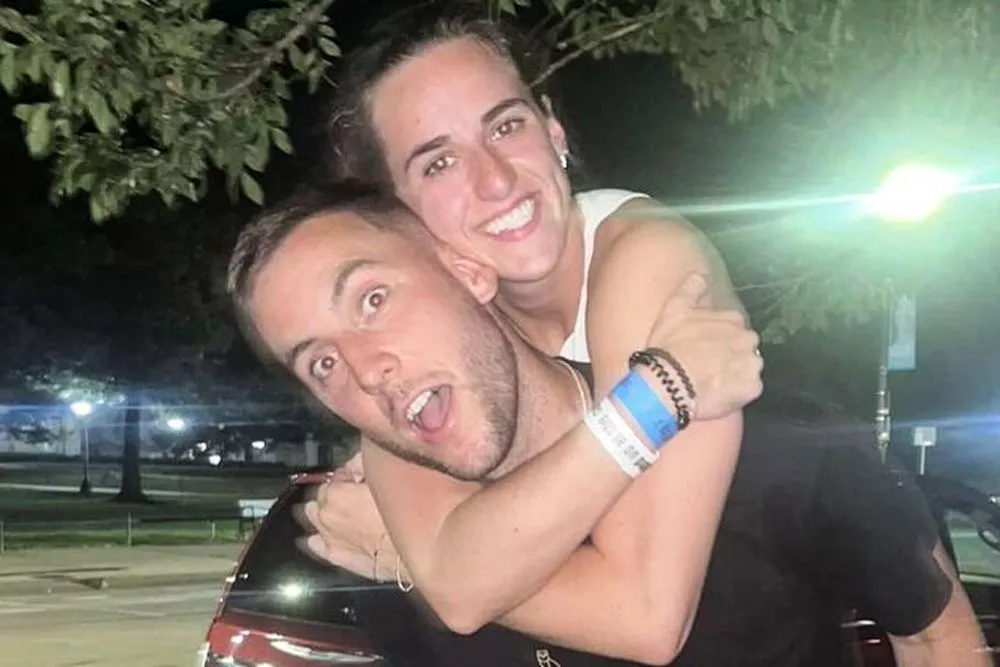 Connor McCaffrey and Caitlin Clark