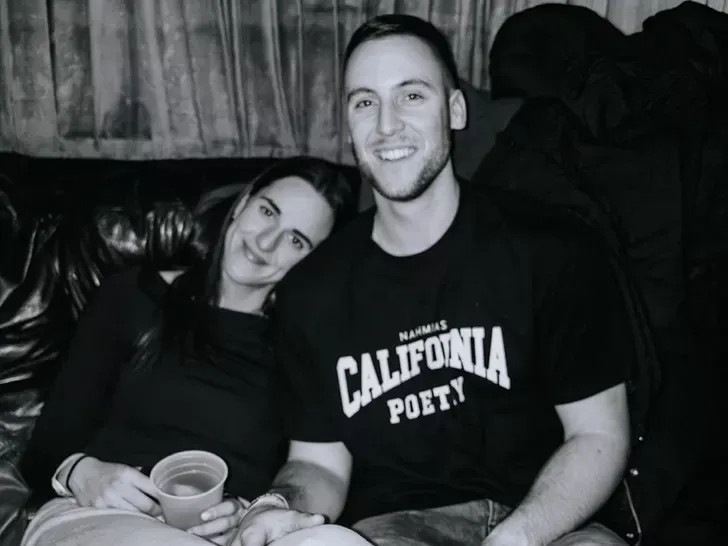 Connor McCaffery and Caitlin Clark