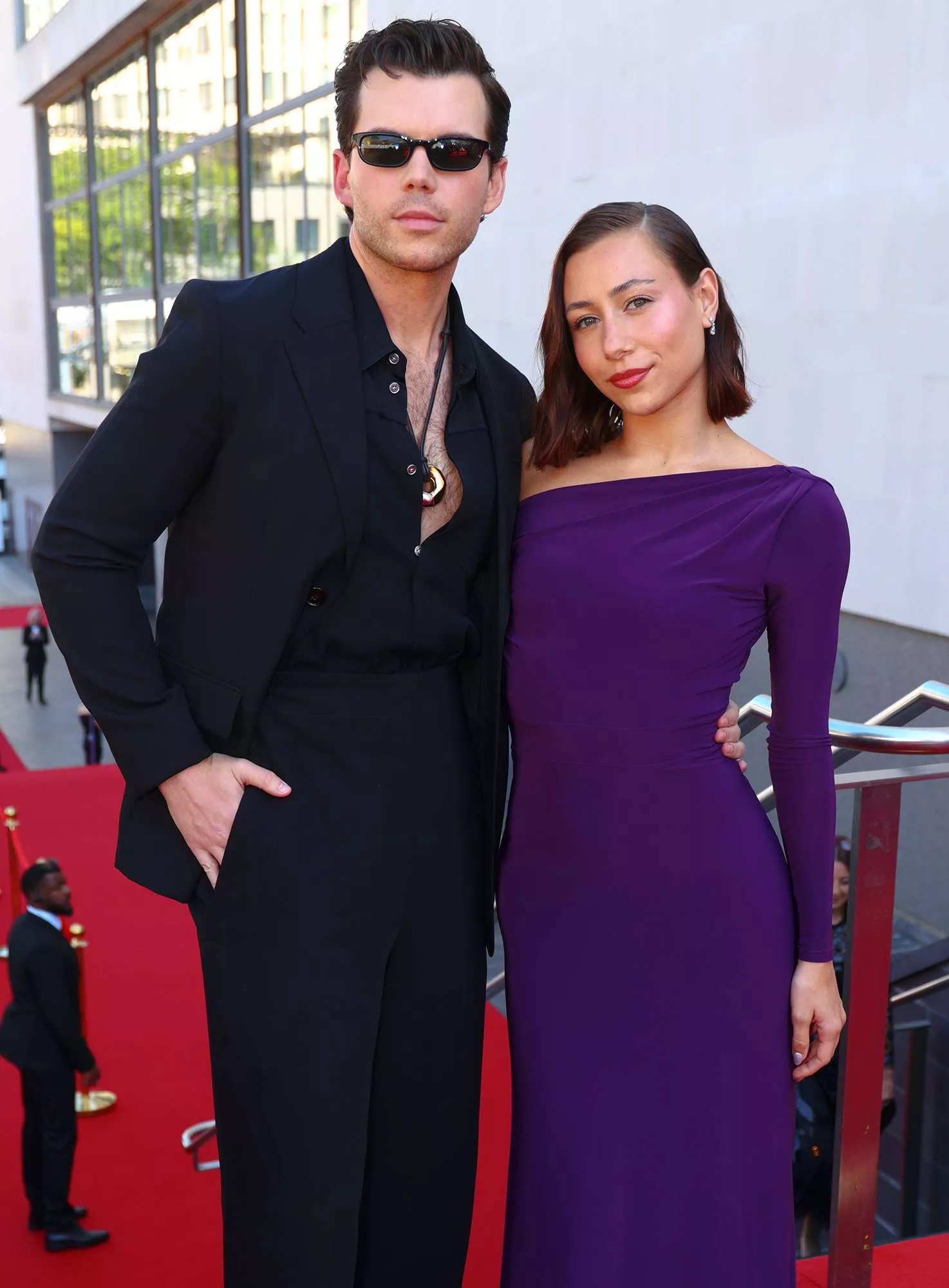 Antonia Roumelioti and Luke Newton