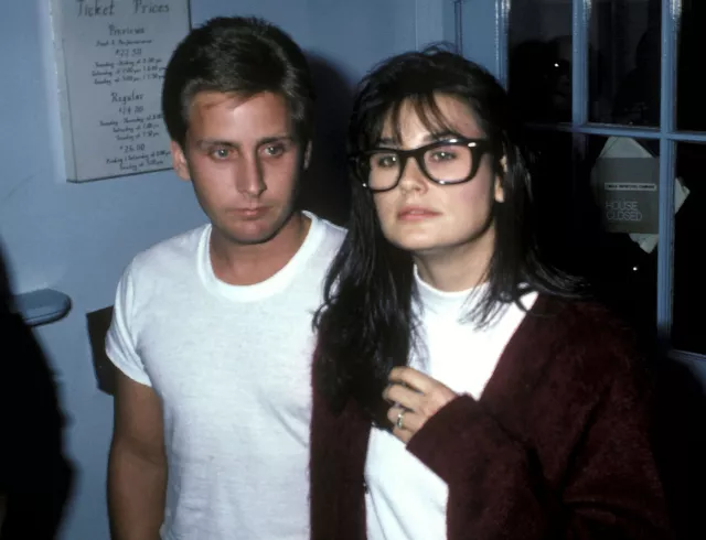 Demi Moore and Emilio Estevez