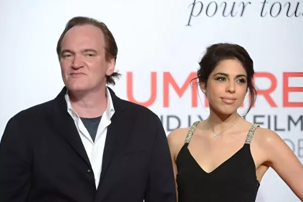 Daniella Pick and Quentin Tarantino