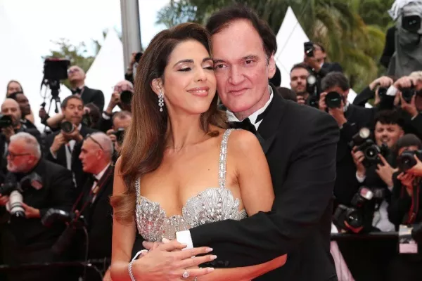 Daniella Pick and Quentin Tarantino