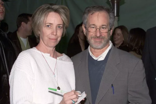 Melissa Mathison and Steven Spielberg