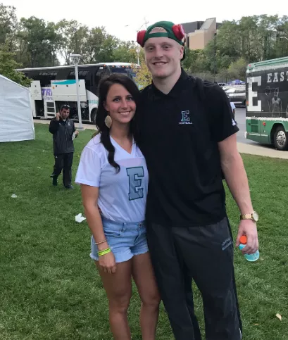 Rachel Crosby and Maxx Crosby