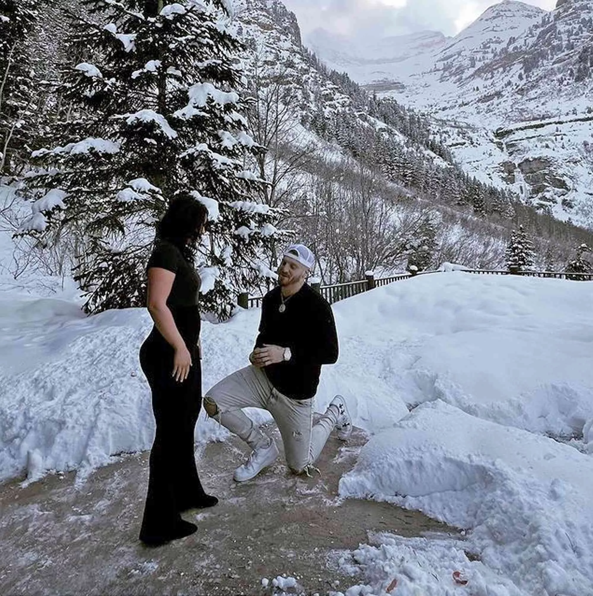 Maxx Crosby and Rachel Crosby