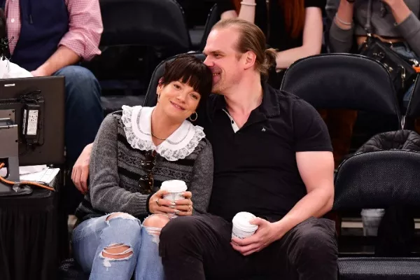 David Harbour and Lily Allen