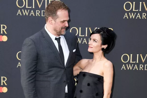 David Harbour and Lily Allen