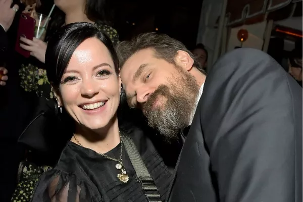 David Harbour and Lily Allen