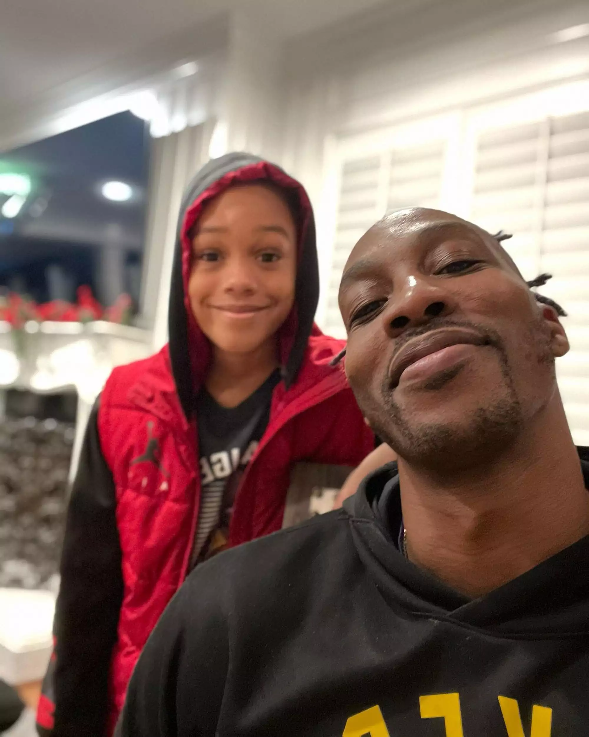 Dwight Howard with Trey