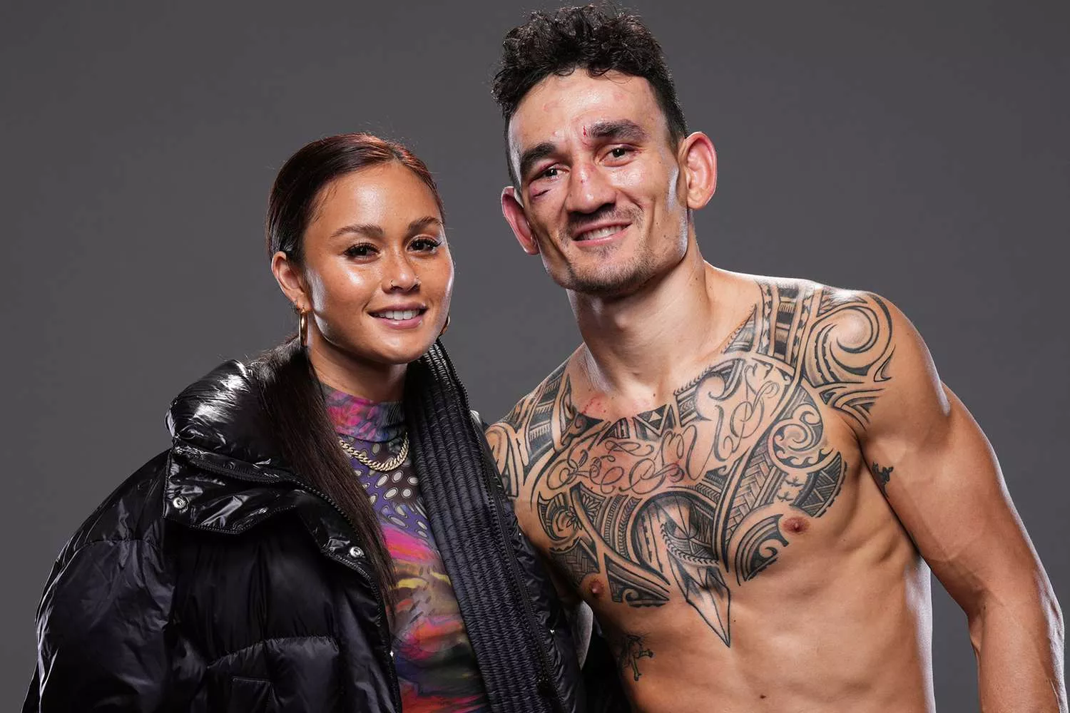 Max Holloway and Alessa Quizon