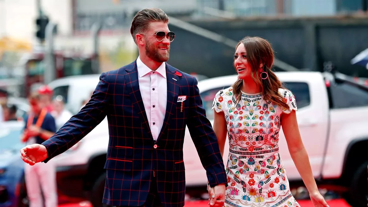 Bryce Harper and Kayla Harper