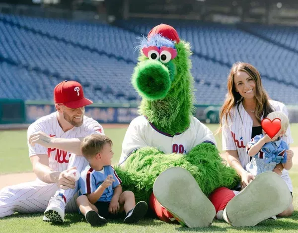 Bryce Harper with family