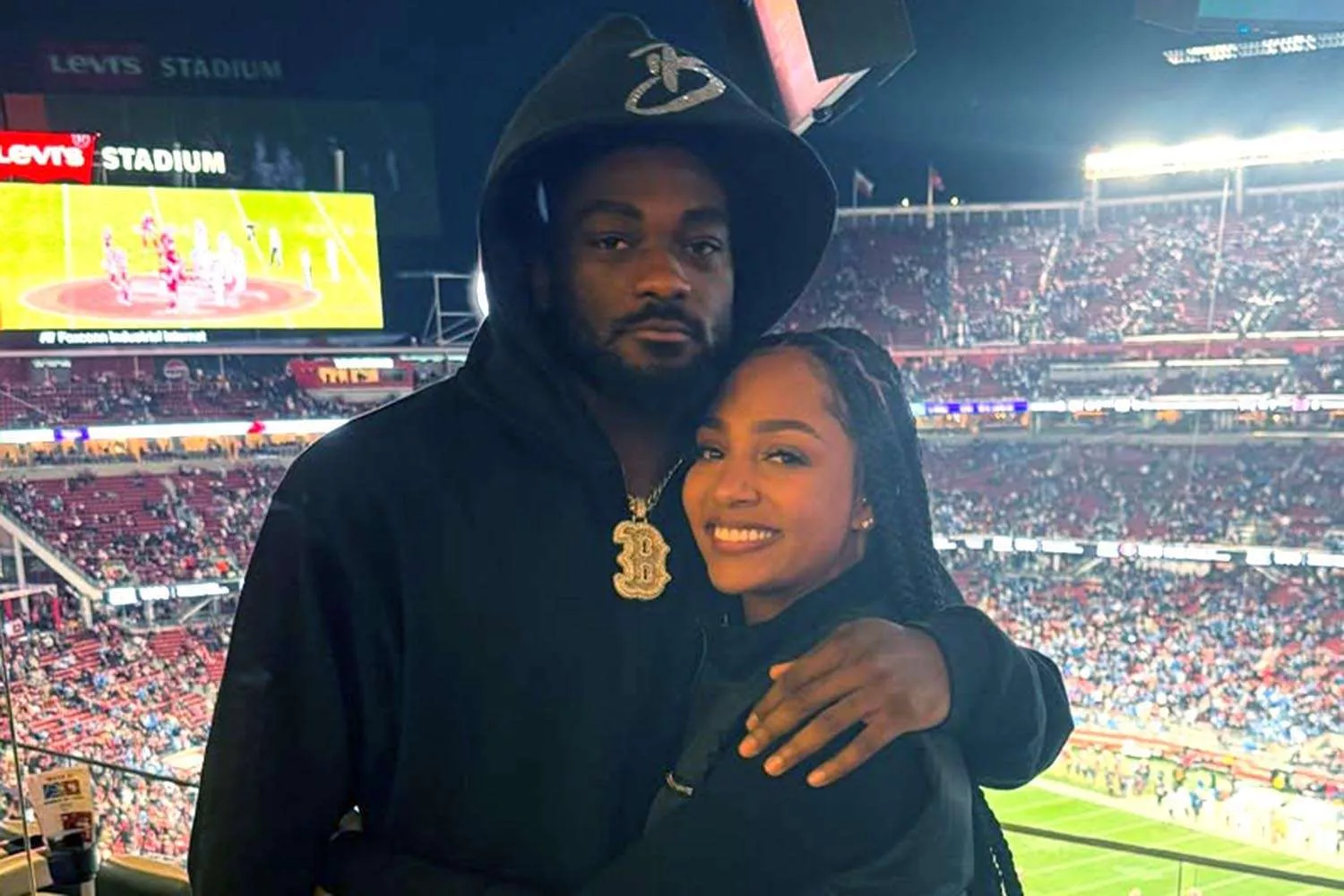 Rochelle Searight and Brandon Aiyuk