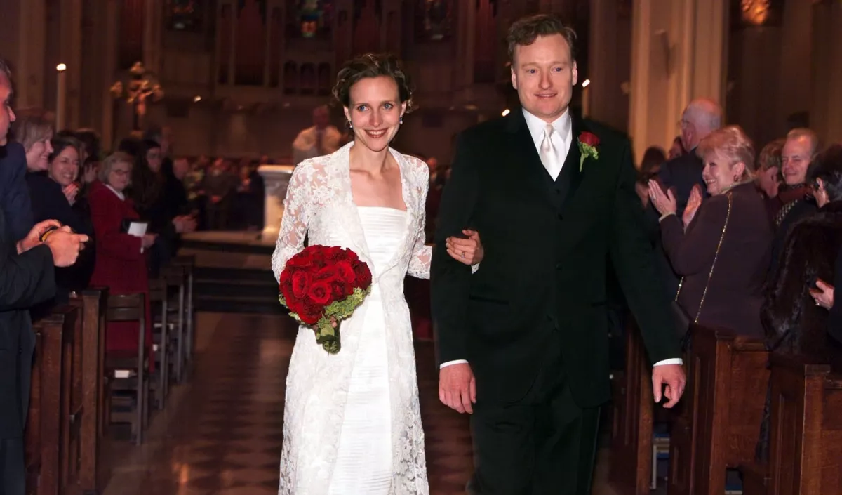 Liza Powel and Conan O'Brien