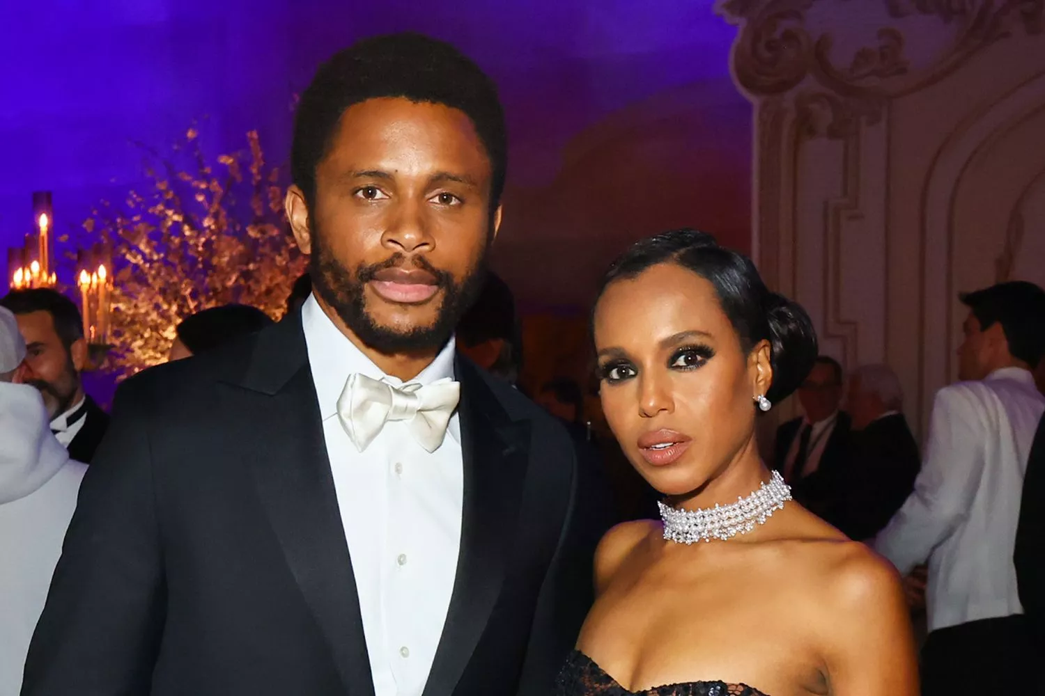Nnamdi Asomugha and Kerry Washington